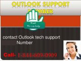 1-844-609-0909 (toll free) Outlook Tech Support Number