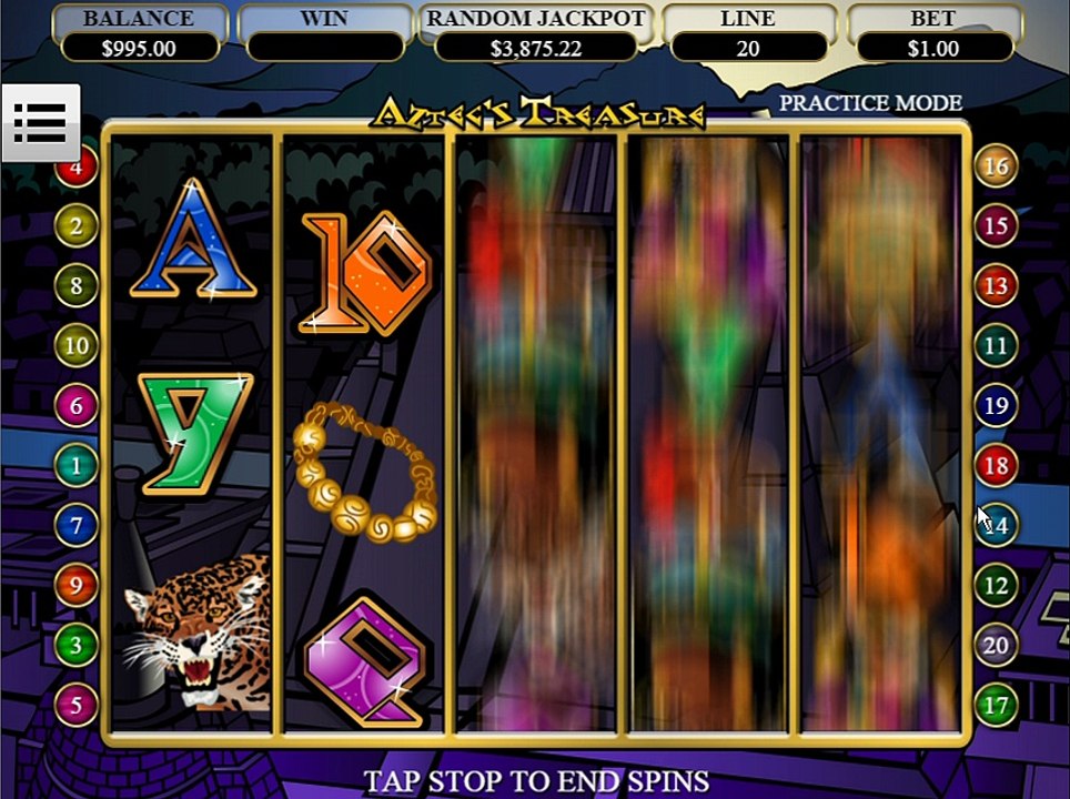 Aztecs Treasure USA MOBILE $22 No Deposit Casino Bonus