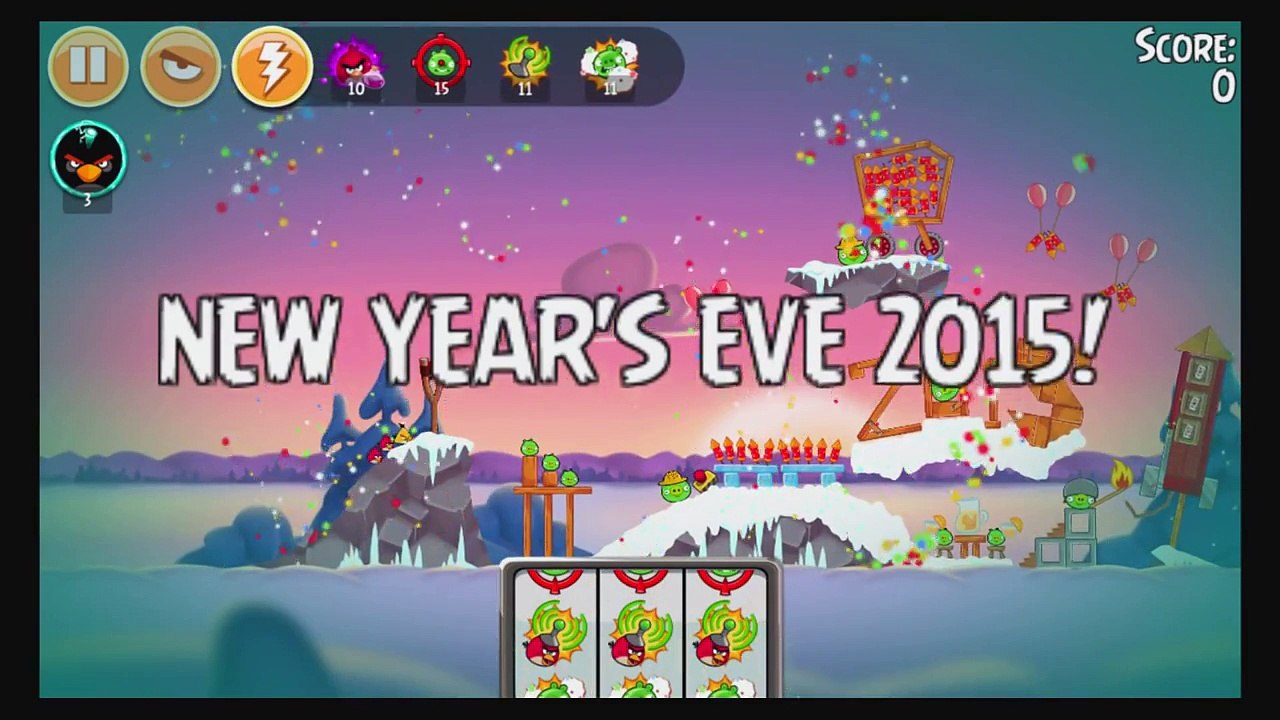 Angry Birds Seasons  New Year's Eve 2015