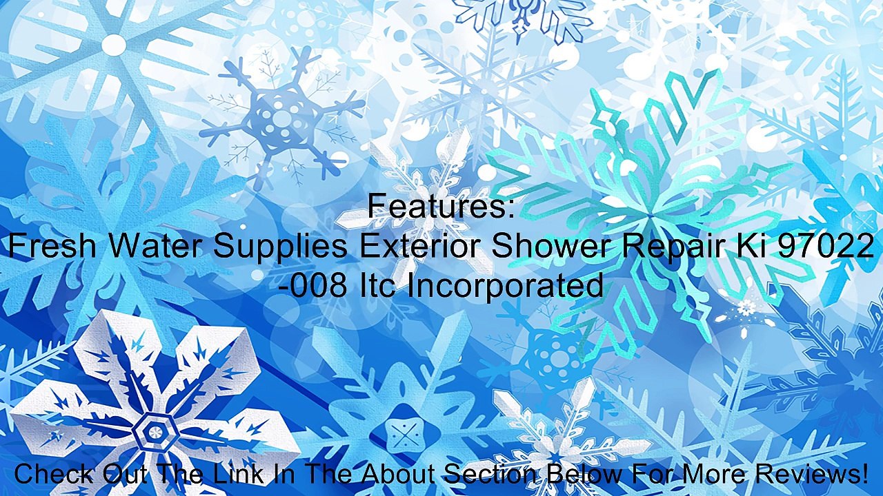 ITC 97022008 Exterior Shower Repair Kit Review