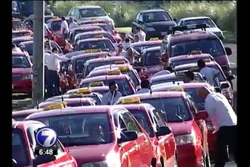 Taxistas mantienen en firme su protesta el próximo martes