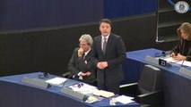 Strasburgo - Replica di Renzi al Parlamento europeo (13.01.15)