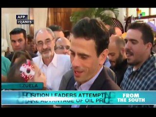 Venezuelan opposition tries to take advantage of oil prices