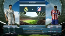 PES 2015 Demo (Direct Capture) - Real Madrid v Atletico Madrid (part 1 of 2)