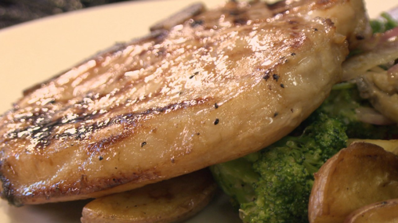 Pork Chops and Black Ale