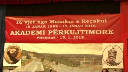 Kosova'da Reçak Katliamının 16'ncı Yıl Dönümünde Duygulu Anlar Yaşandı