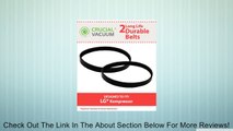 2 Durable Long-Life Vacuum Belts fits LG Kompressor LuV200R, LuV300B, LuV400T Vacuum Cleaner Belt Micro-V 5EPH271; Replaces LG Part # MAS61843401, MAS61842501; Designed & Engineered by Crucial Vacuum Review