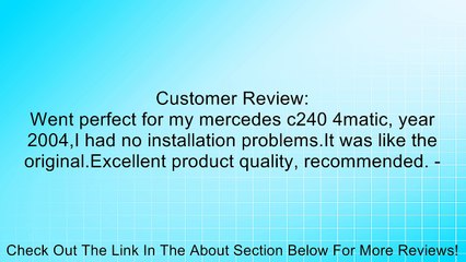 Genuine 0005452310 Turn Signal Switch Review