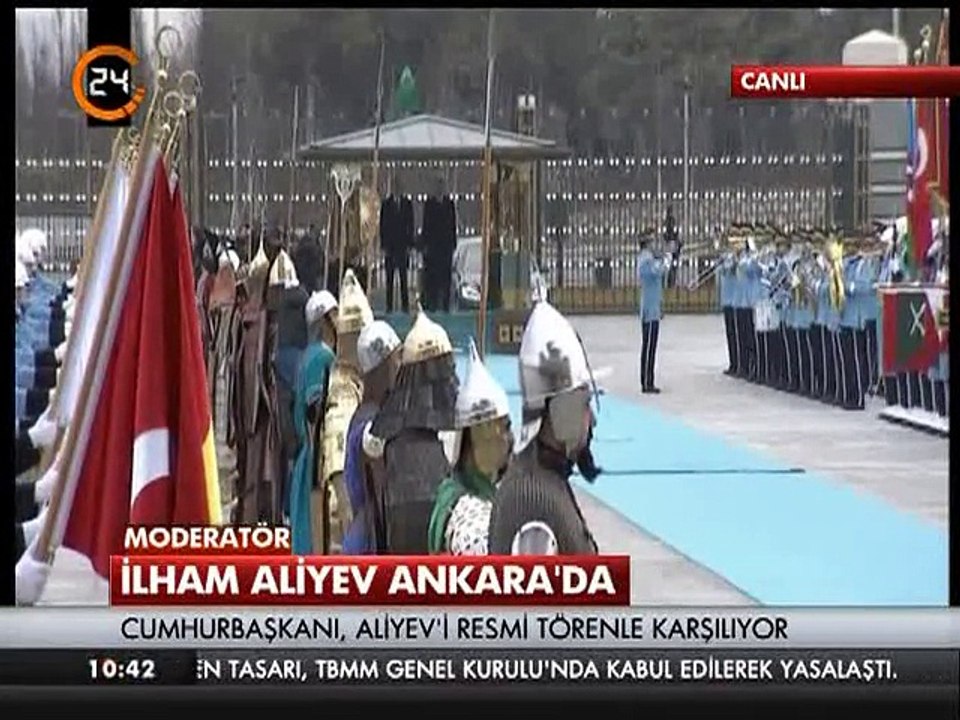 Azerbaycan Cumhurbaşkanı İlham Aliyev, Yüksek Düzeyli Stratejik İşbirliği Toplantısı için Türkiye'ye Geldi.  14.01.2015-15.01.2015