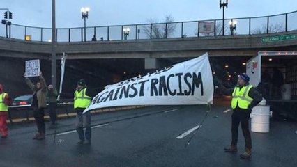 'Black Lives Matter' Activists Hold Up Boston Traffic