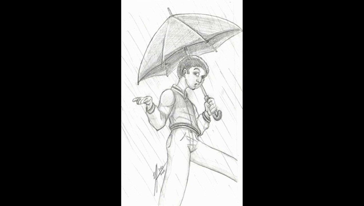 Speedpaint: Guy in the Rain