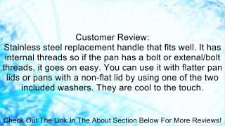 Pot Pan Lid Cover Knob Cookware Part 2.3 Inch Dia Silver Tone Review