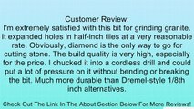 Cylinder 6 x 12mm Diamond Point Polishing Grinding Bit Burr Review