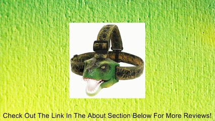 Kid Dinosaur T-Rex LED Headlamp Flashlight w/Sound Review