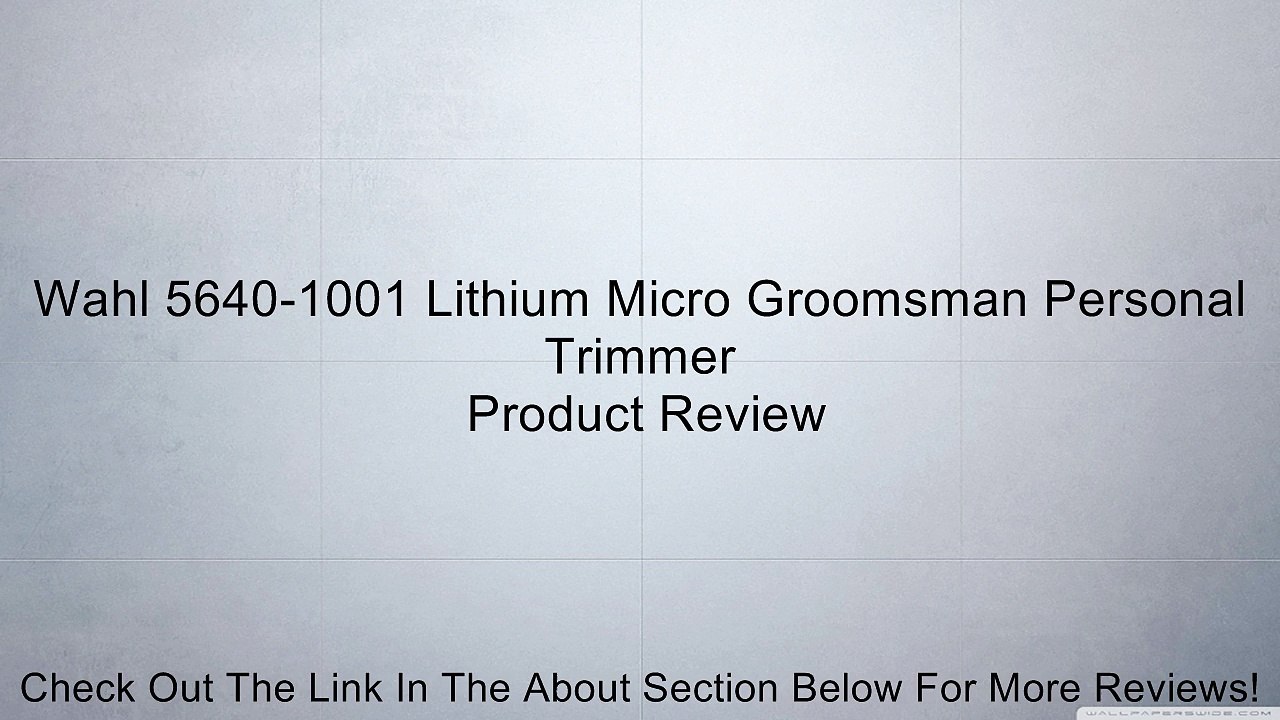 micro groomsman lithium review