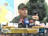 6 PNB heridos y 5 personas detenidas tras manifestaciones en Táchira