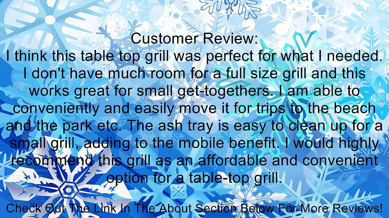 Char-Broil Charcoal Tabletop Grill, 14" Review