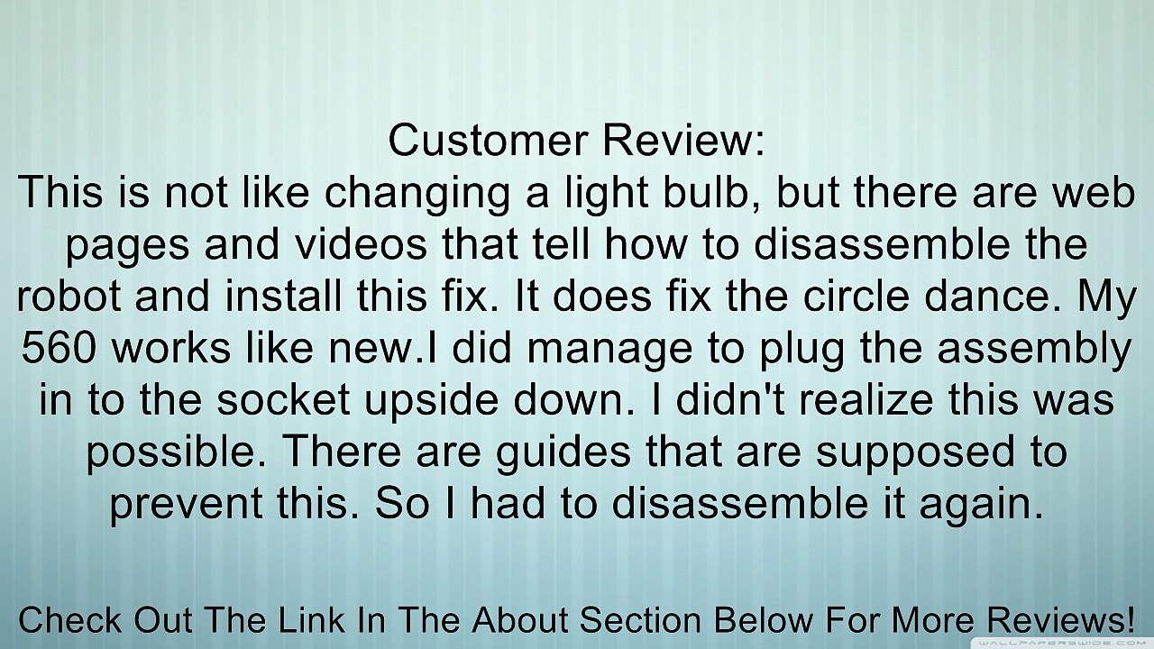 Roomba iRobot 500/600/700 Series Cliff Sensor / Bumper Sensor Assembly Review