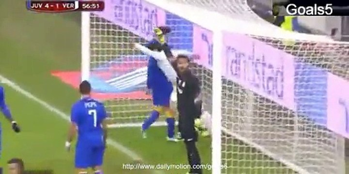 Nene Goal Juventus 4 - 1 Verona Coppa Italia 15-1-2015