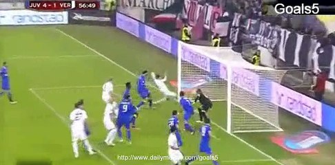 Nene Goal Juventus 4 - 1 Verona Coppa Italia 15-1-2015