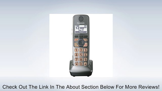 Panasonic KX-TGA470S Extra Handset for KX-TG77XX Cordless Phones Series, Silver Review