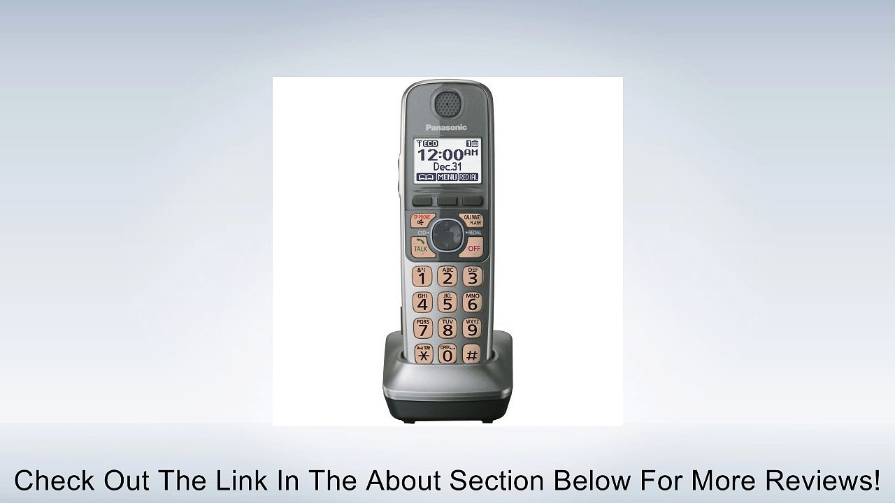 Panasonic KX-TGA470S Extra Handset for KX-TG77XX Cordless Phones Series, Silver Review