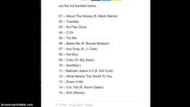 Lil Wayne Sorry for the wait 2 Full Tracklist INCLUDES J COLE AND KID CUDI