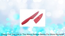MIU France 4-Inch Serrated Tomato Knife with Blade Cover, Red Review