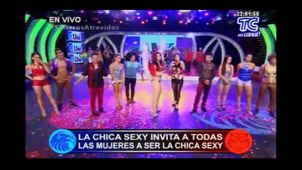 Atrevidos: Andrea la "Sexy" angelito del programa.