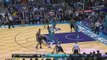 P.J. Hairston flop on Tony Parker- San Antonio Spurs at Charlotte Hornets