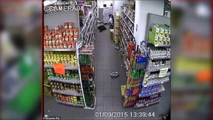 Vidéo exclusive des caméras surveillance Hyper cacher Vincennes