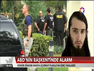 Amerika'nın başkentinde alarm kongre binasını havaya uçurmak isteyen genç yakalandı