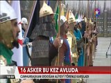 İlham Aliyev Ak Saray'da Diriliş Ertuğrul Müziği ile karşılandı