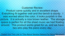 Cameron & Sons CS-10 MAHP-PD Mahogany Piano Bench Padded with Music Storage Review
