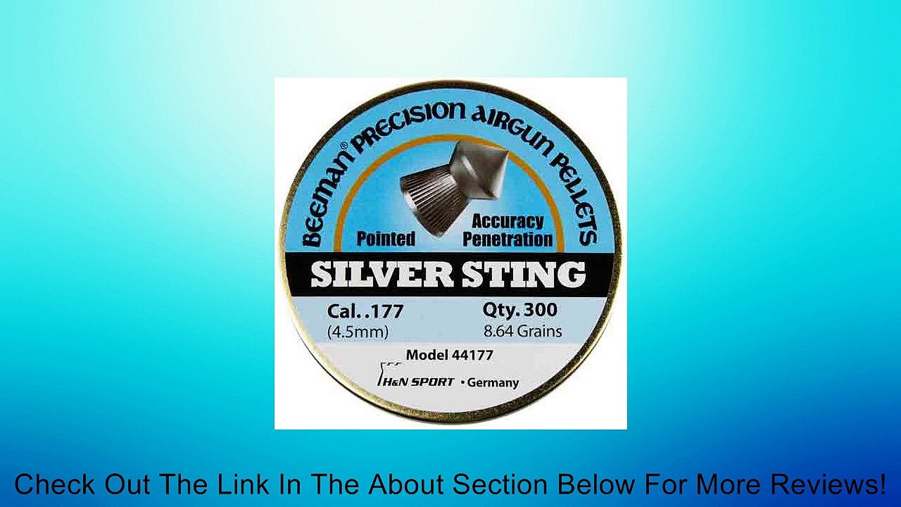 Beeman Silver Sting .177 Cal, 8.64 Grains, Pointed (300 Count) Review