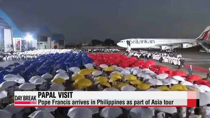 Pope Francis arrives in Manila amid tight security