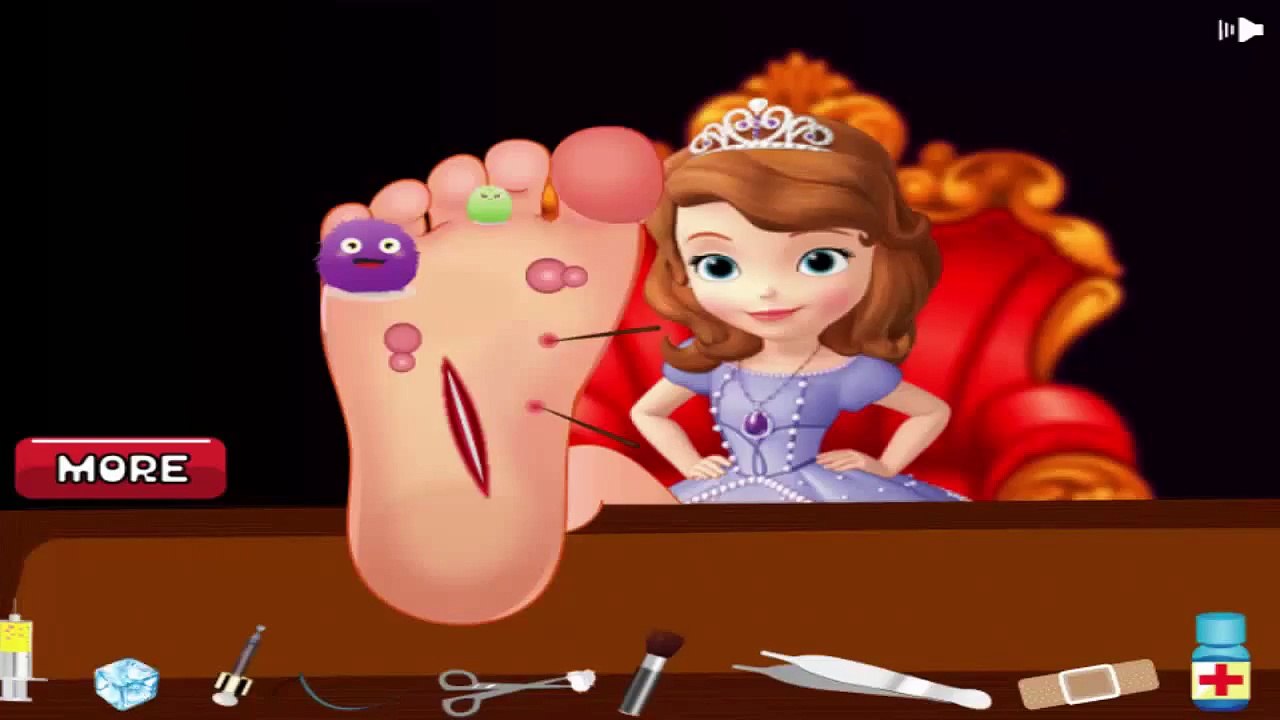 Đ Sofia The First Game - Princess Sofia Foot Surgery Game - Playthrough ...