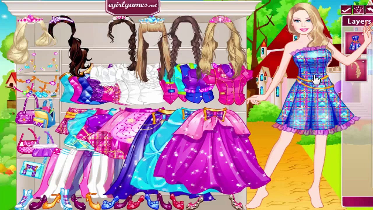 Đ Barbie princess - Barbie Princess Charm School Dress Game - Gameplay ...