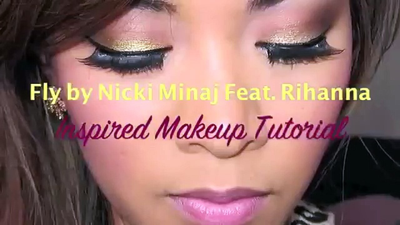 Fly by Nicki Minaj feat. Rihanna Music Video Inspired Makeup Tutorial