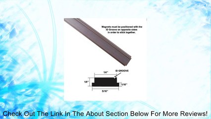 Flexible Magnetic Strip Insert for Framed Swing Shower Doors - 84" long Review