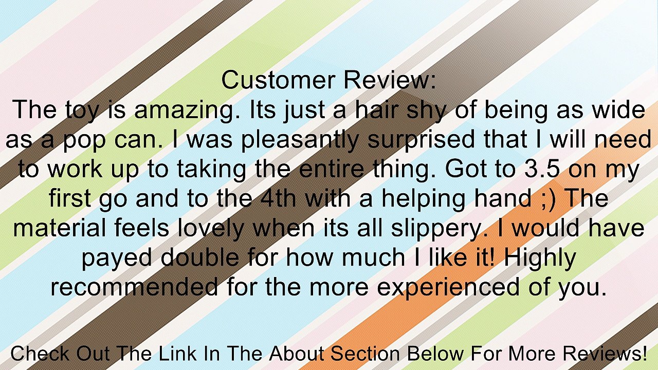 Master Series Anal Link Butt Plug, Extra Large Review