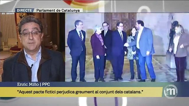 TV3 - Els Matins - Enric Millo: Aquest pacte fictici perjudica greument al conjunt dels catalans