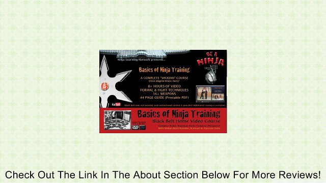 DVD: Basics of Ninja Training Ninjutsu Blackbelt Video Course (Bujinkan) on 9 DVD Discs Review