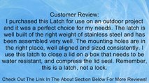 Box Chest Spring Loaded Stainless Steel Draw Toggle Latch Review