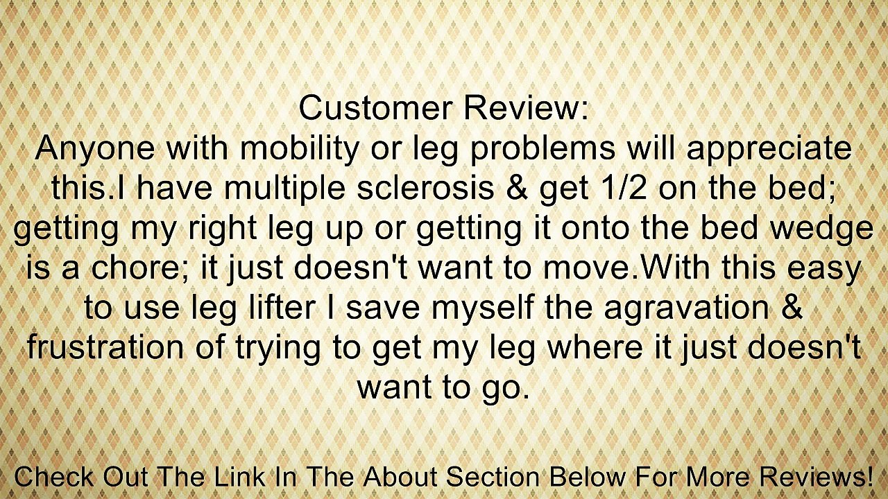 Rigid Leg Lifter 41" long (104cm) (most adults) Review