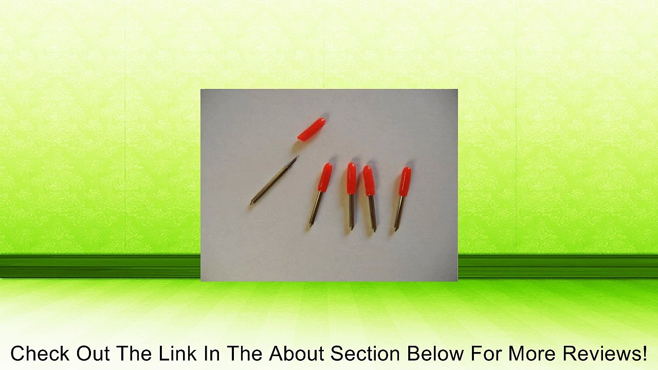 Set of 5(Five) Roland Cutter Carbide Blades (60 Degree Angle) for Vinyl Cutting Plotters Review