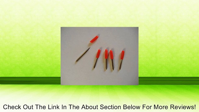 Set of 5(Five) Roland Cutter Carbide Blades (60 Degree Angle) for Vinyl Cutting Plotters Review