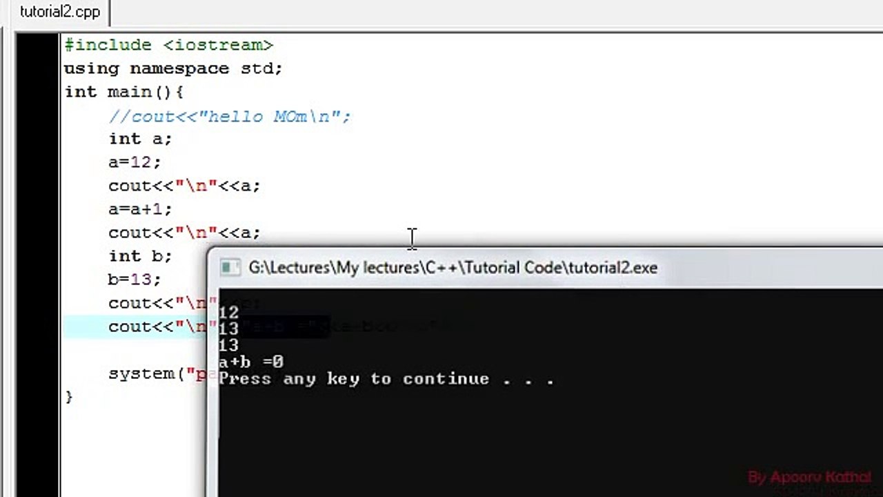 C++ in Hindi -3 Modify Variables