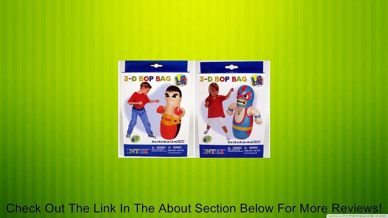 3D BOP BAG Wrestler or Pirate Inflatable Toys Blowup 36" (1 Random Style) Review