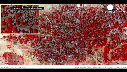 Imágenes por satélite muestran la magnitud del terror provocado por Boko Haram en Nigeria